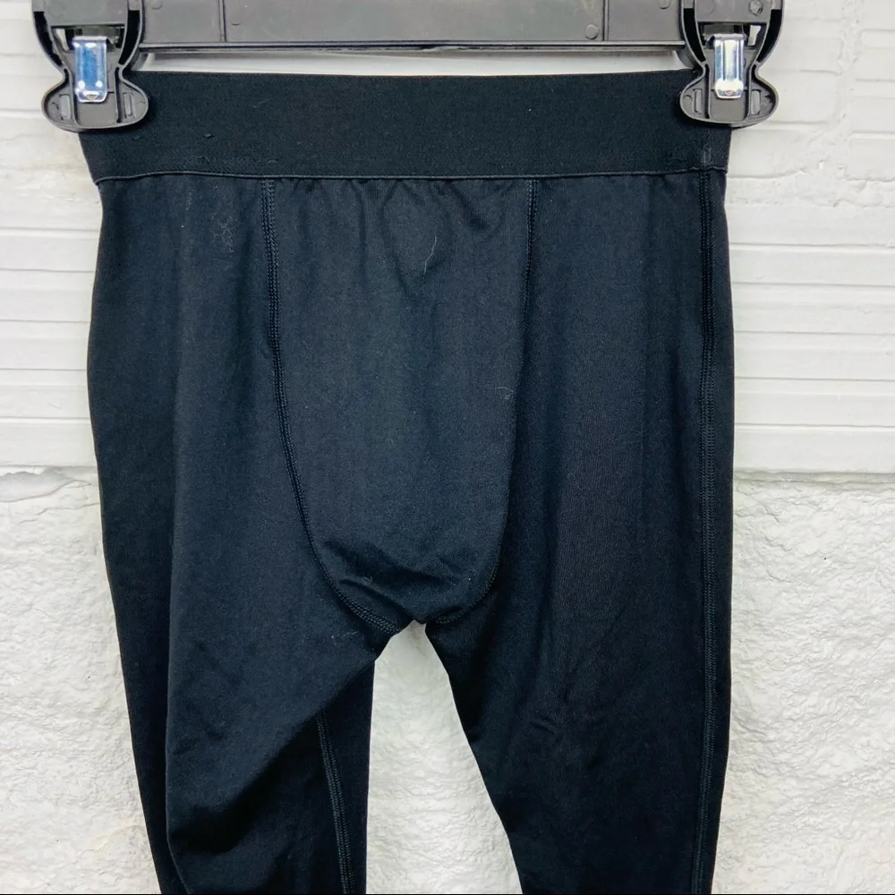DSG black stretchy spandex girls leggings size large 14/16